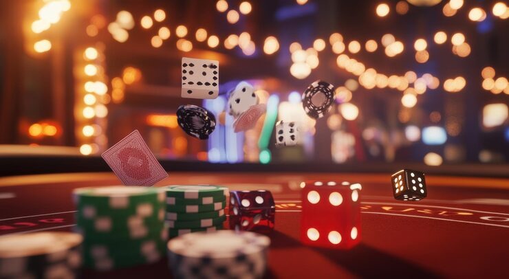 Arena889 Three Card Poker betting layout showing Ante, Play, and Pair Plus circles